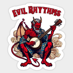 Banjo devil Sticker